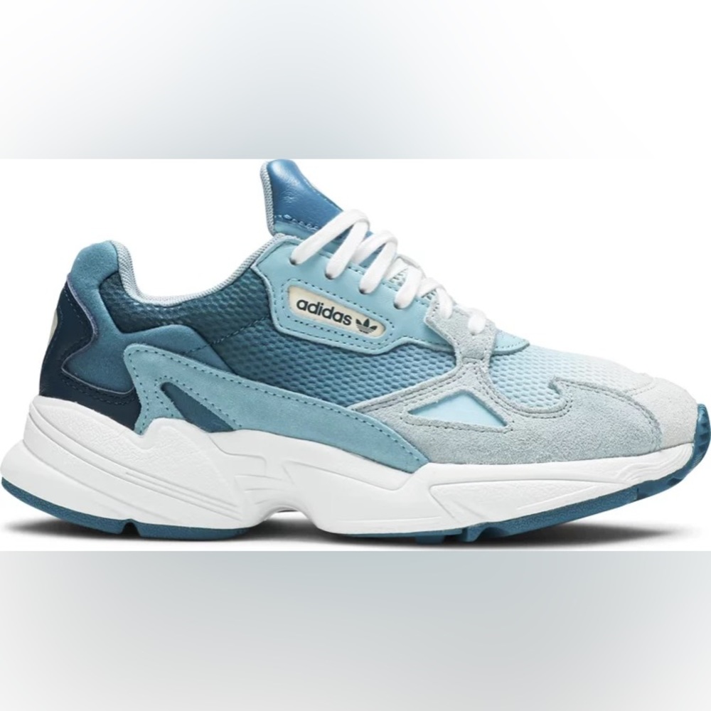 Adidas Women's Falcon Blue Tint Sneakers size 8
